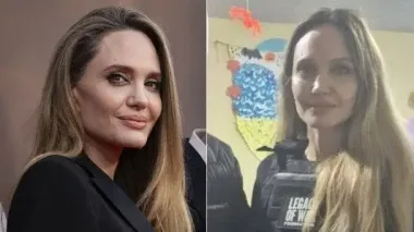 Анджелина Джоли в Херсоне: в Сети показали фото актрисы в антидроновом тоннеле