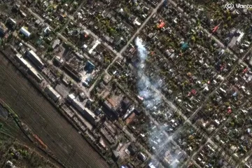 Satellite images show scale of destruction in Pokrovsk as Russia pushes to take key Ukrainian city