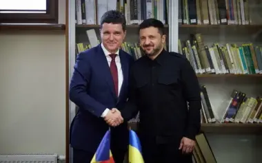 Zelenskyy and Romanian President Dan discuss establishing strategic partnership
