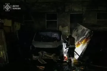 Росіяни вдарили по Києву безпілотниками: фото наслідків