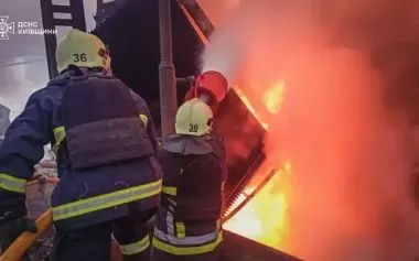 Enemy attacked Kyiv region with missiles and drones: woman was wounded, there are casualties and damage in three districts (updated). PHOTO