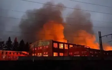 Enemy destroyed locomotive depot in Lubenskyi district of Poltava region. PHOTOS