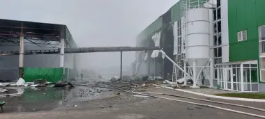 Три БпЛА атаковали ТЭЦ: ВС РФ разбомбили первую в Украине станцию на биомассе (фото)