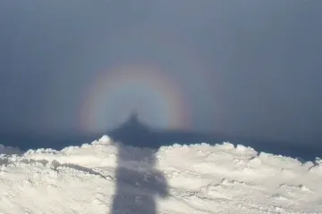 В Карпатах снова появился Брокенский призрак: что известно о таинственном силуэте