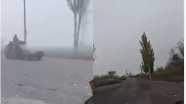 На легковых авто и мотоциклах: в сети показали кадры, как россияне заезжали в Покровск (видео)