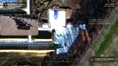 Satellite images show Russia's largest launch site for attack drones