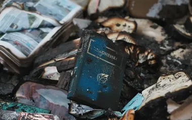 В результате атаки РФ в Харькове сгорели книги Симоненко, Издрика, Кидрука и других авторов