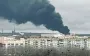 Russians strike industrial enterprise in Sumy with Lancet drone, city covered in smoke. PHOTO