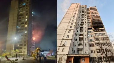 В Киеве дрон ударил по дому ликвидаторов: пострадала вдова первого погибшего на ЧАЭС