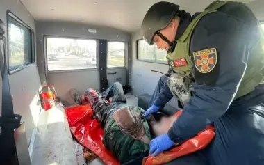 Five people were injured as result of Russian strike on Nikopol, one man is in serious condition. PHOTOS