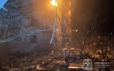 Ruscists launch missile strikes on Balakliia, killing three. PHOTO