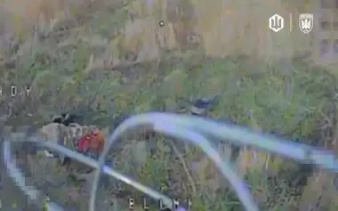 Madyar’s Birds strike drone tears off part of ruscist’s torso. VIDEO