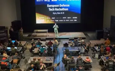 In Kyiv, first defence tech hackathon held in search of new air defence solutions. PHOTOS