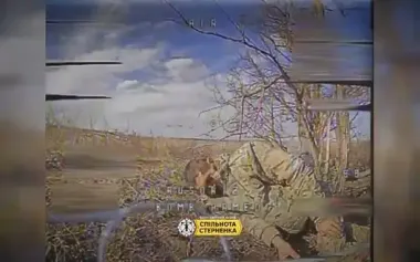 Ruscist mistakes drone for "one of theirs": combat work by Defense Forces. VIDEO