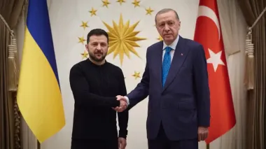 Zelenskyy and Erdogan discussing cooperation and diplomatic situation
