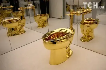 На аукціоні продали 100-кілограмовий унітаз із чистого золота: ціна та фото