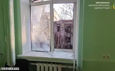 One person killed and eight wounded in Russian aggression Hospital damaged in Kherson region. VIDEO