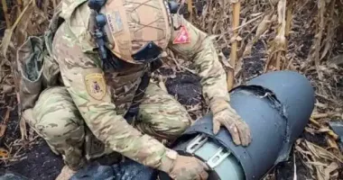 В Сумской области обнаружили обломки сбитого дрона с боевым зарядом