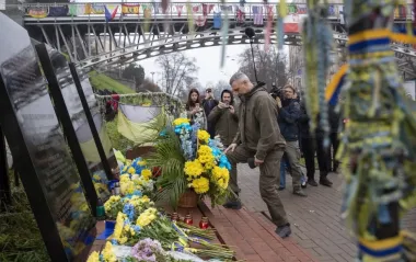 Кличко в годовщину Майдана почтил память Героев Небесной Сотни