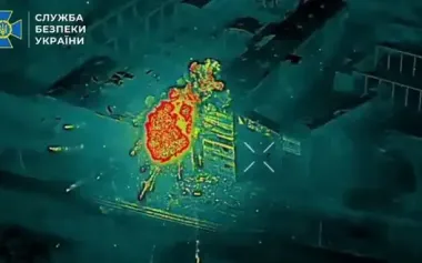 SSU strikes occupiers in Donetsk region: depots with FPV drones and Zala, Herbera UAVs hit. VIDEO