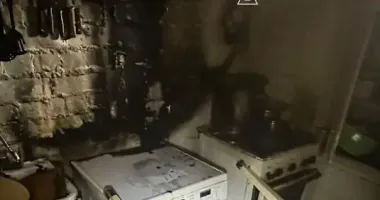 В Николаеве из-за свечки загорелась стиральная машинка