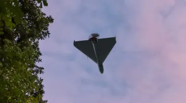 Three people injured after Russian drone falls on business in Chernihiv