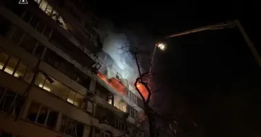 Массированная атака на Киев: один человек погиб, семь пострадавших