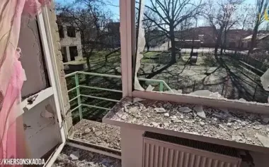 Russian shelling damages kindergarten in Kherson and injures boy in Bilozerka. VIDEO