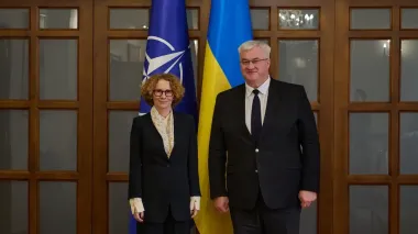 NATO Deputy Secretary General arrives in Kyiv, holds talks with Sybiha