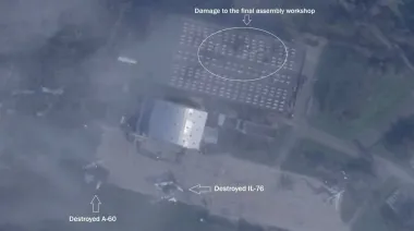 Commander of Ukraine's Unmanned Systems Forces posts photos of destroyed Russian aircraft in Taganrog