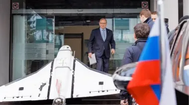 Moldovan Foreign Ministry displays downed drone as Russian ambassador receives note of protest