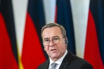 Пісторіус заявив, що примушення України до капітуляції лише заохотить Путіна та інших дикторів