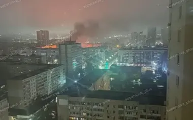 Russia reported attack by 136 UAVs: explosions heard in Saratov region and Taganrog. VIDEO