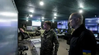 Shmyhal inspects state of defense, military support, progress of military operations in Kherson region