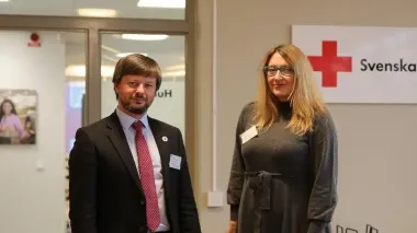 Ukrainian Red Cross discusses humanitarian consequences of the war at intl roundtable talk in Sweden