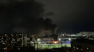 В Оболонському районі Києва сталась пожежа в гаражному кооперативі