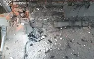 В Донецкой области вражеский дрон повредил здание спасательной части