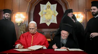 Папа Римський і патріарх Варфоломій закликали до "повного сопричастя" церков