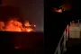 Russian shadow fleet tanker bursts into flames and explodes in Black Sea after Ukraine drone strike 