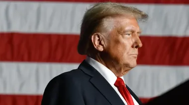 Trump cites "some difficult problems" in Ukraine, sees "good chance" for "peace deal"