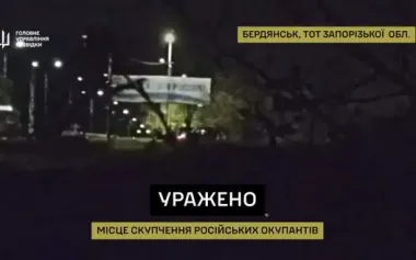 Group of Russian guards in Berdiansk hit: 5 - "200", 4 - heavy "300", "Tigr" and two pickups damaged, - DIU. VIDEO