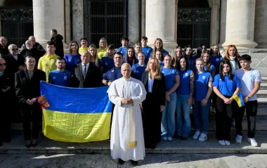 Українські учасники Olympic Dreams отримали благословення Папи Римського Лева XIV