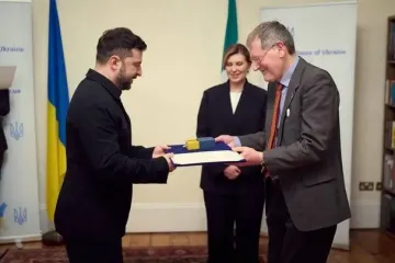 Зеленський нагородив ірландських медиків за внесок у порятунок українських воїнів