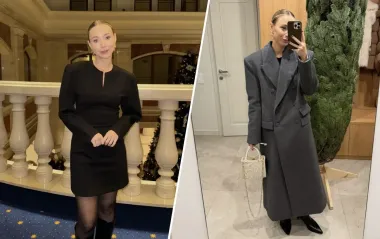 Маленька чорна сукня і довге пальто: зимовий "лук" дружини Віктора Павліка