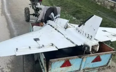 Crashed drone resembling Russian Gerbera UAV found in Moldova. VIDEO