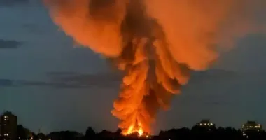 Вибухи та атака дронів у Криму: постраждала Сакська ТЕЦ – соцмережі