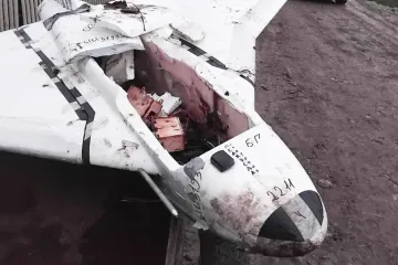 Villager mistakes Russian-style drone for toy and takes it home