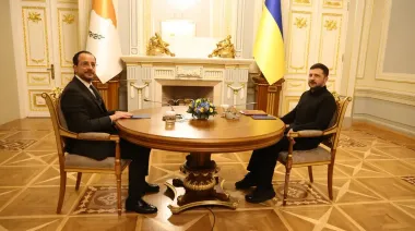 President of Cyprus arrives in Ukraine