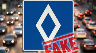 В поліції попередили, що мережею шириться фейк про новий дорожній знак