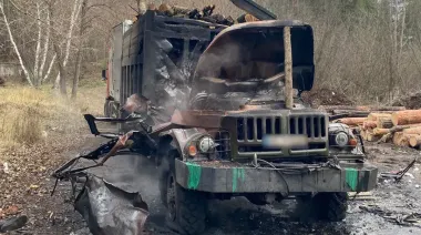 Росіяни атакували вантажівку на Харківщині і вбили двох чоловіків